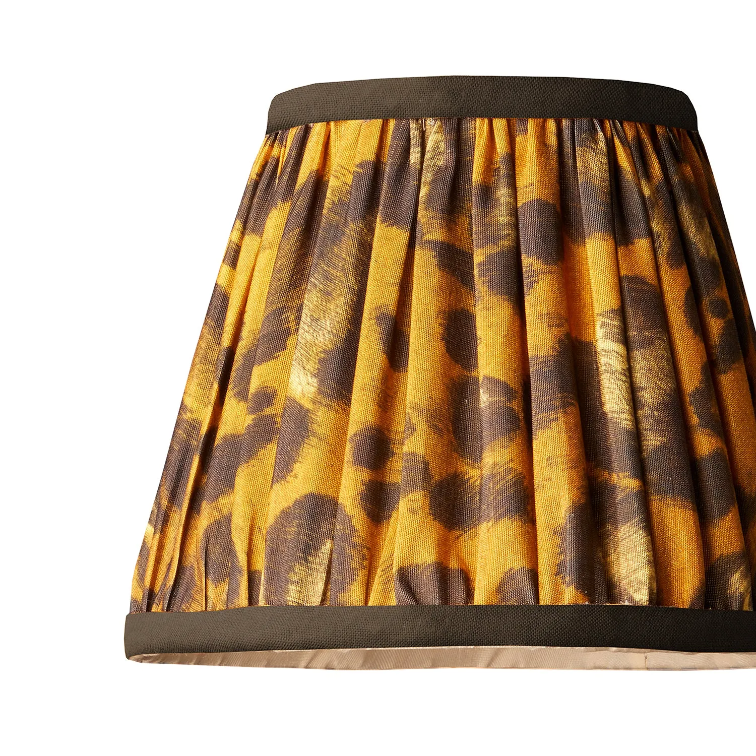 18cm pendant shade in classic Leopard Love by Matthew Williamson