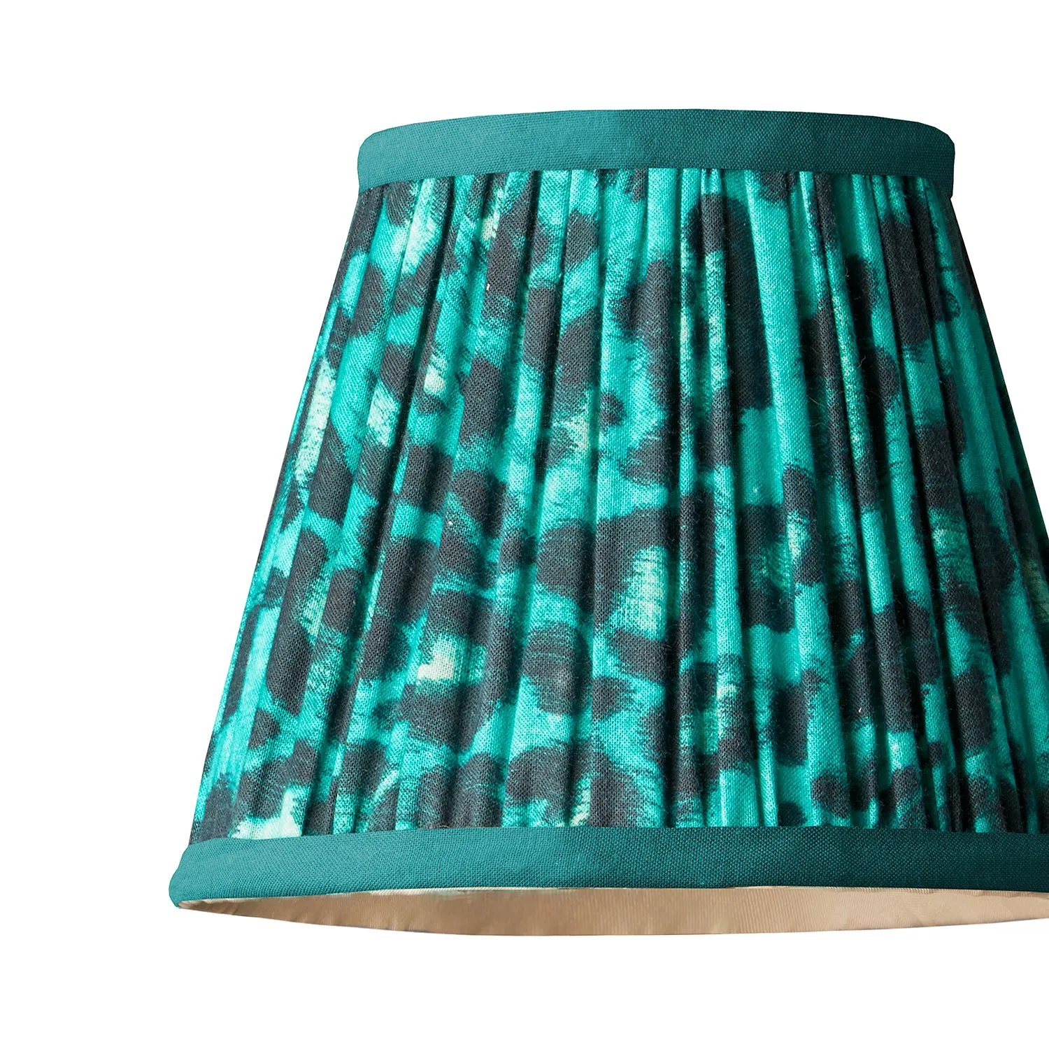 18cm pendant shade in jade Leopard Love by Matthew Williamson