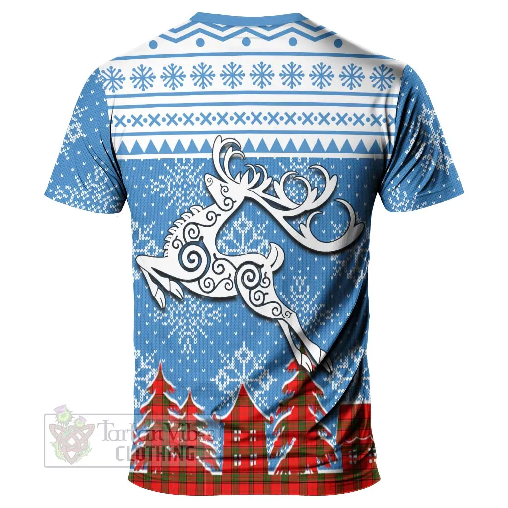 Adair Clan Christmas T-Shirt Celtic Reindeer Style