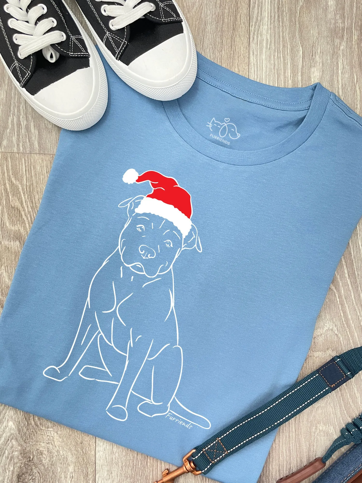 American Staffordshire Terrier Christmas Edition Ava Women's Regular Fit Tee