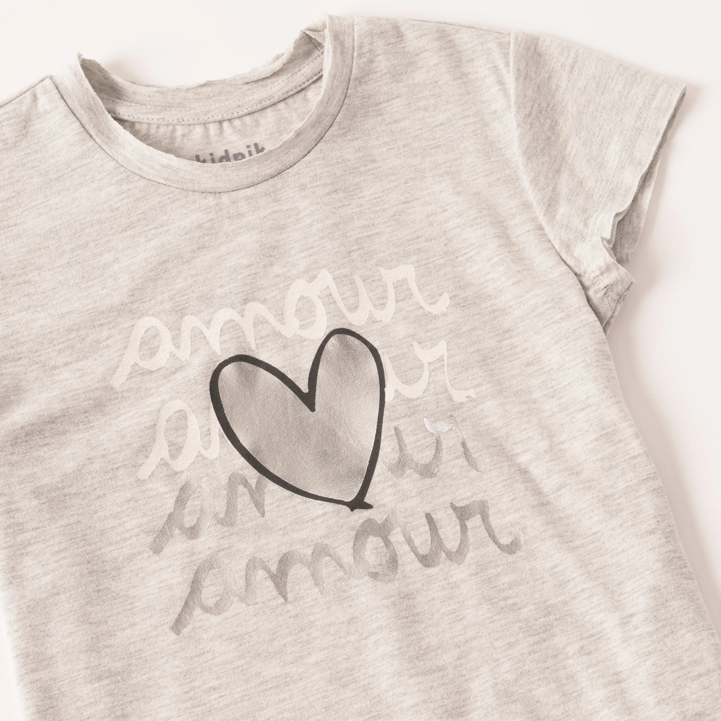 Amour Raw Edge Tee