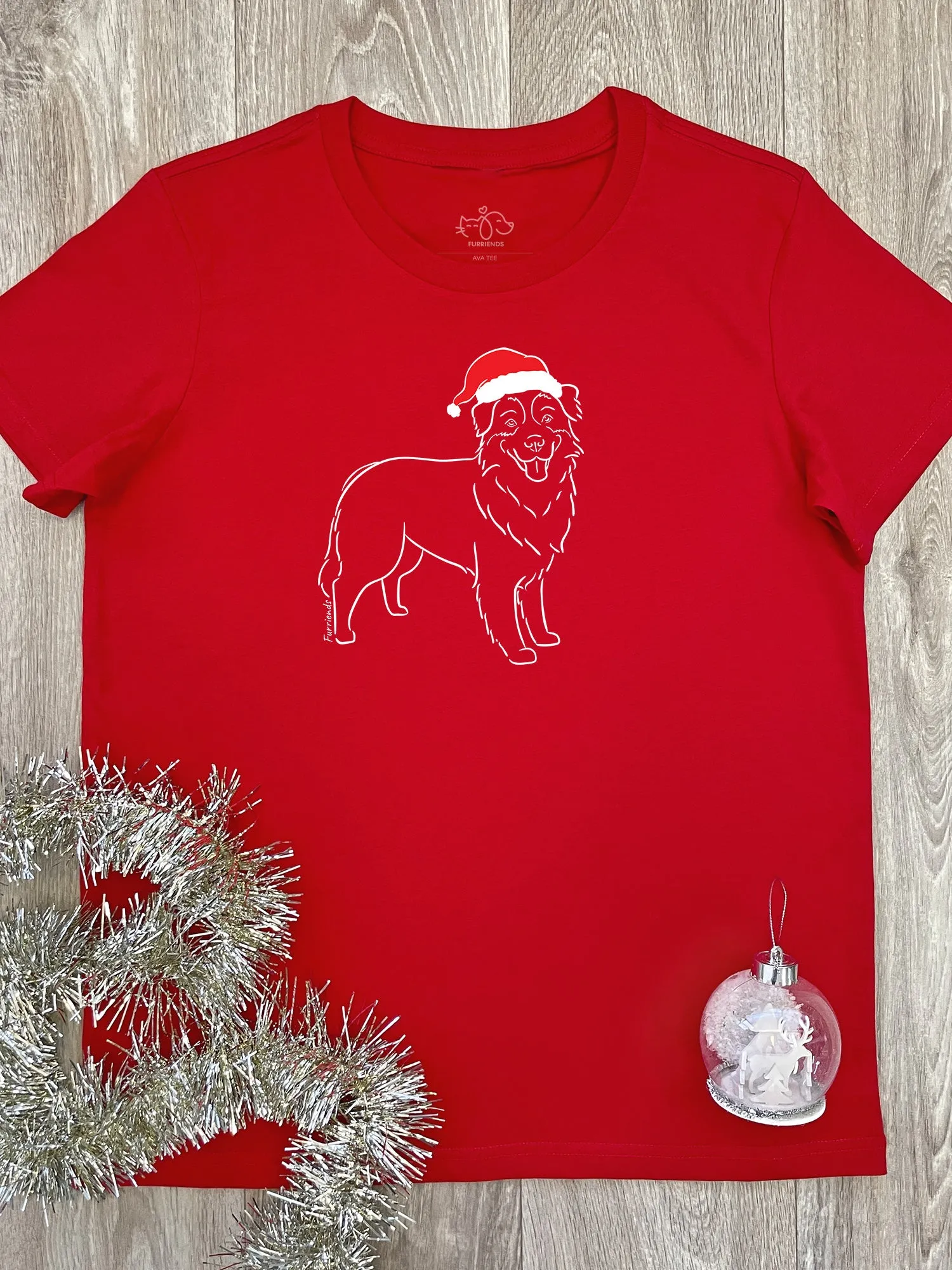 Australian Shepherd Christmas Edition Ava Women's Regular Fit Tee