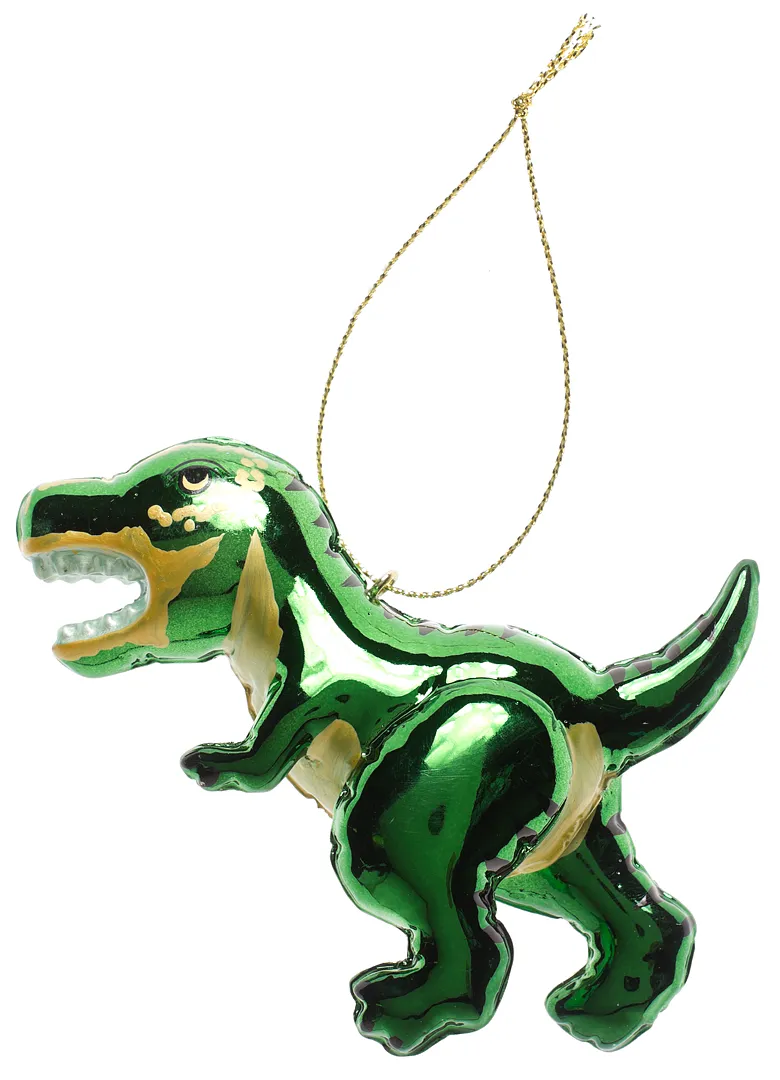 BALLOON DINOSAUR ORNAMENT GREEN