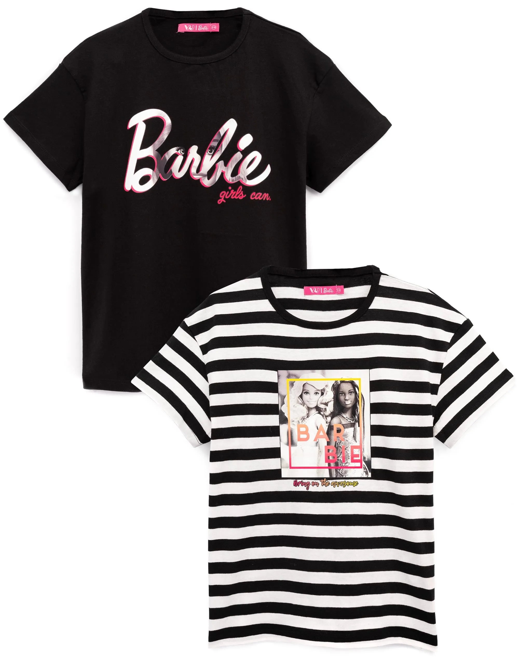 Barbie T-Shirt 2 Pack For Girls