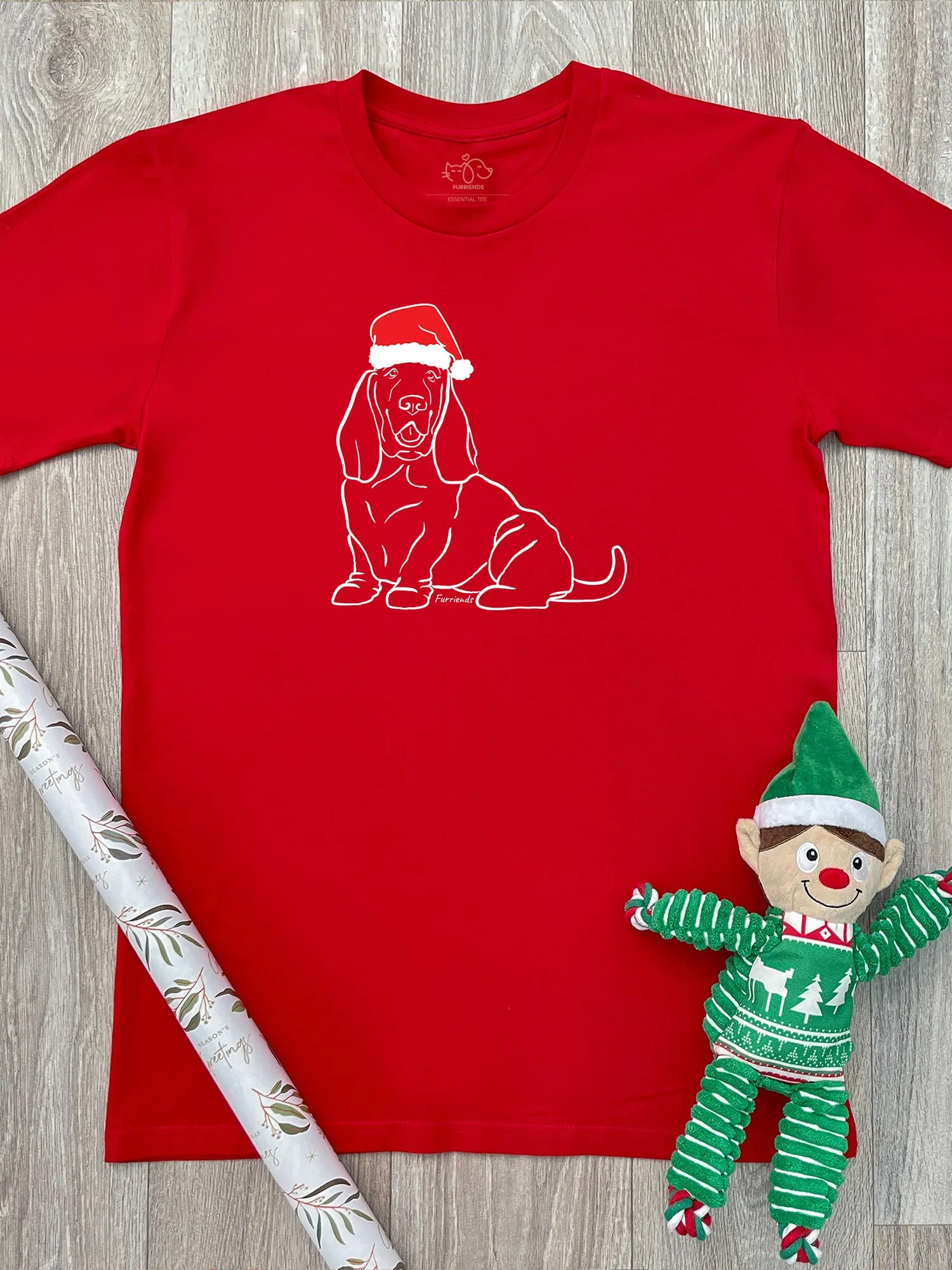 Basset Hound Christmas Edition Essential Unisex Tee