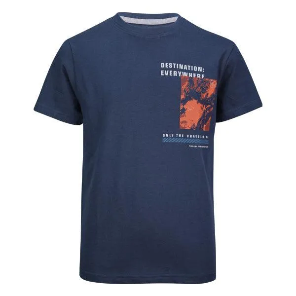 BOYS NAVY BLUE T-SHIRT