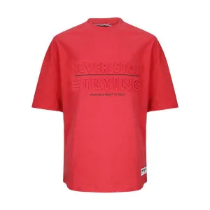 BOYS RED SHORT SLEEVE T-SHIRT