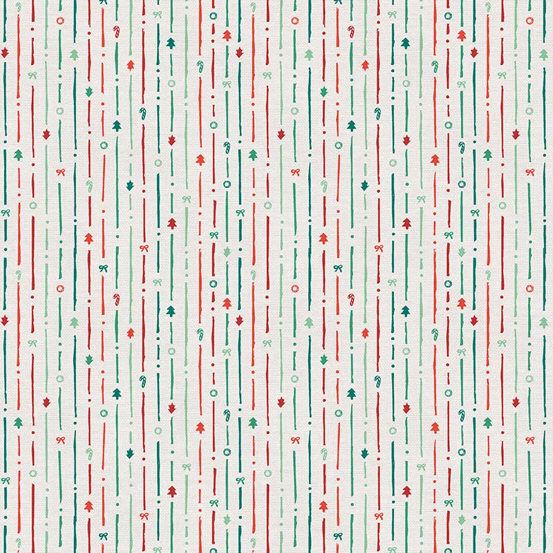 Candy Stripes - Green/Red