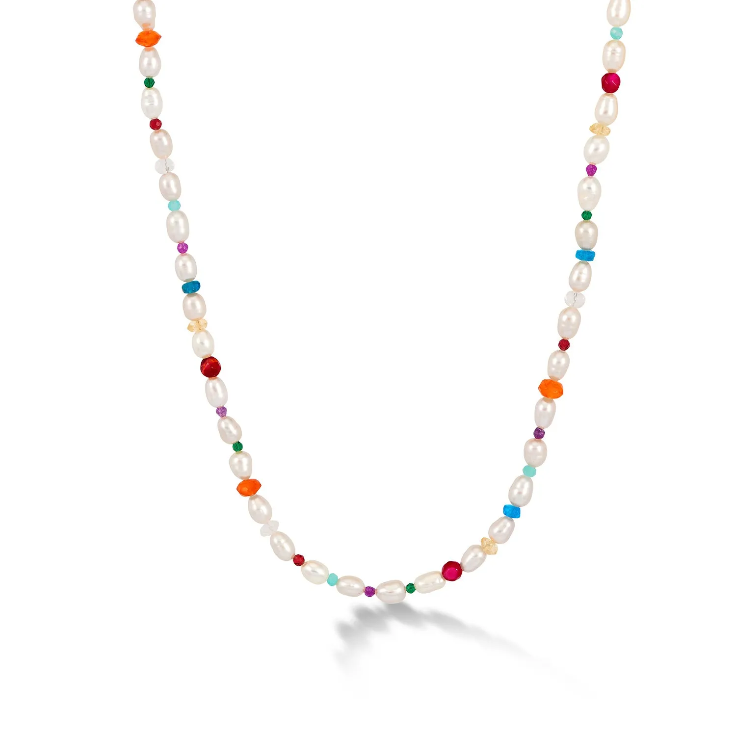 Carnival Mixed Gemstone Necklace