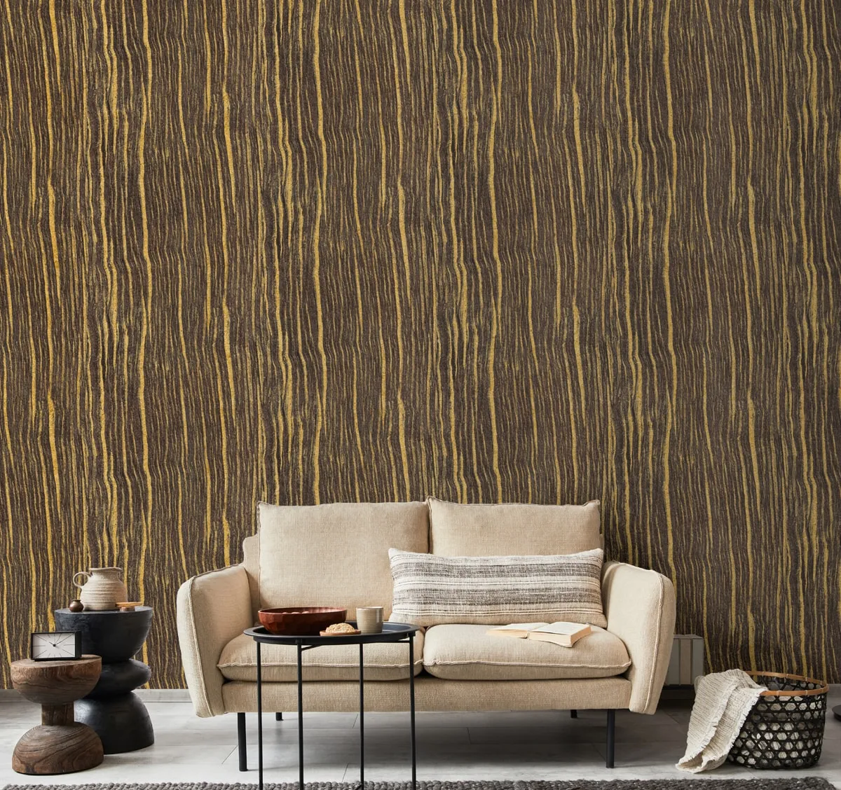 Charisma A Natural Cork Inspired Wallpaper Design for Walls