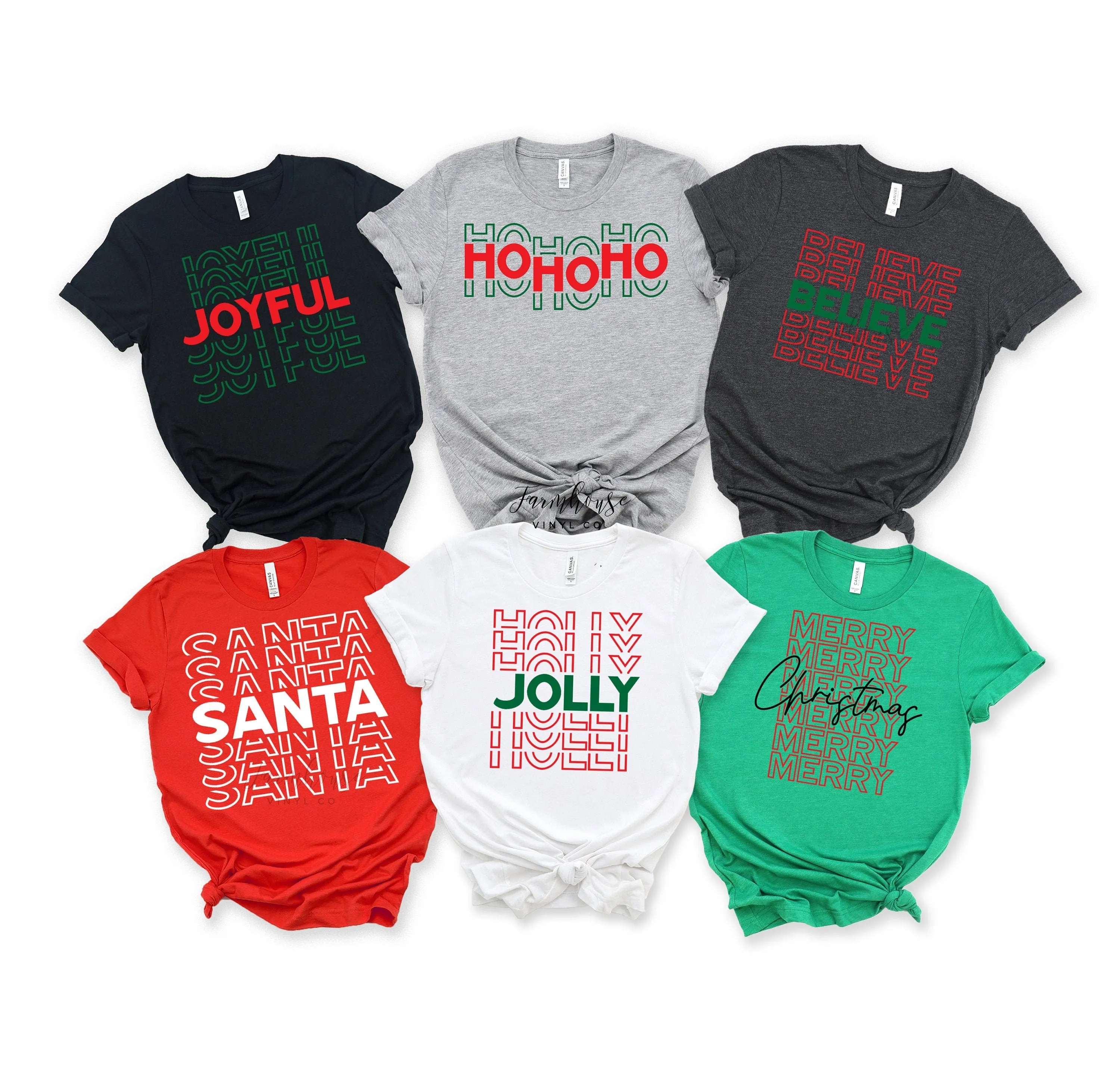 Christmas Group Mirror Shirts