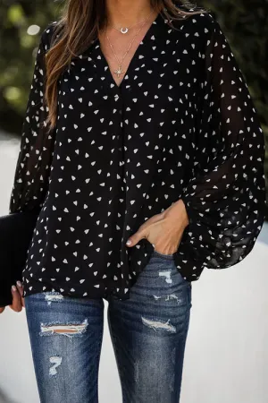 Comfy Cozy Dotted Printed Long Sleeve Top - 4 Colors