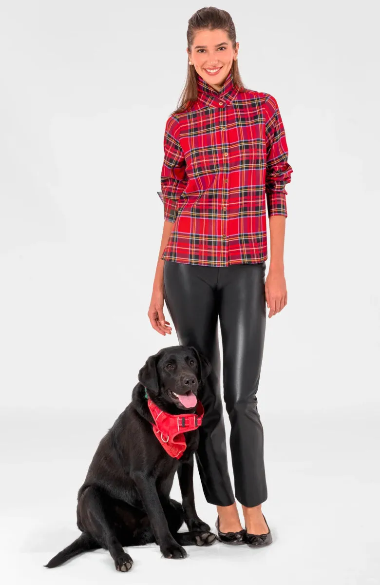 Comfy Cozy Shirt | Red Duke of York Plaid