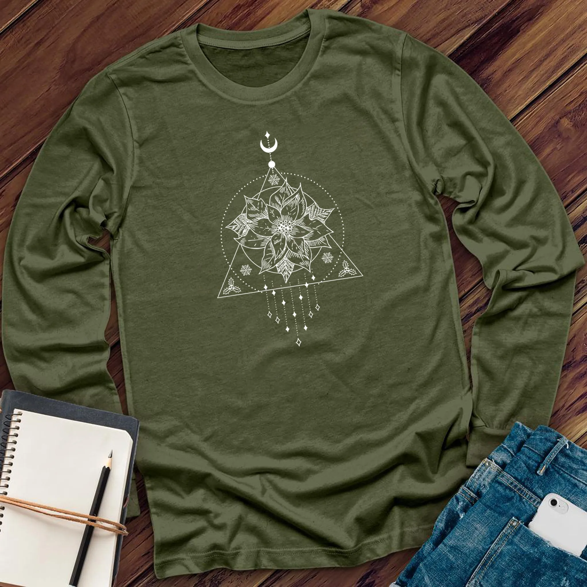 Cosmic Christmas Star Long Sleeve