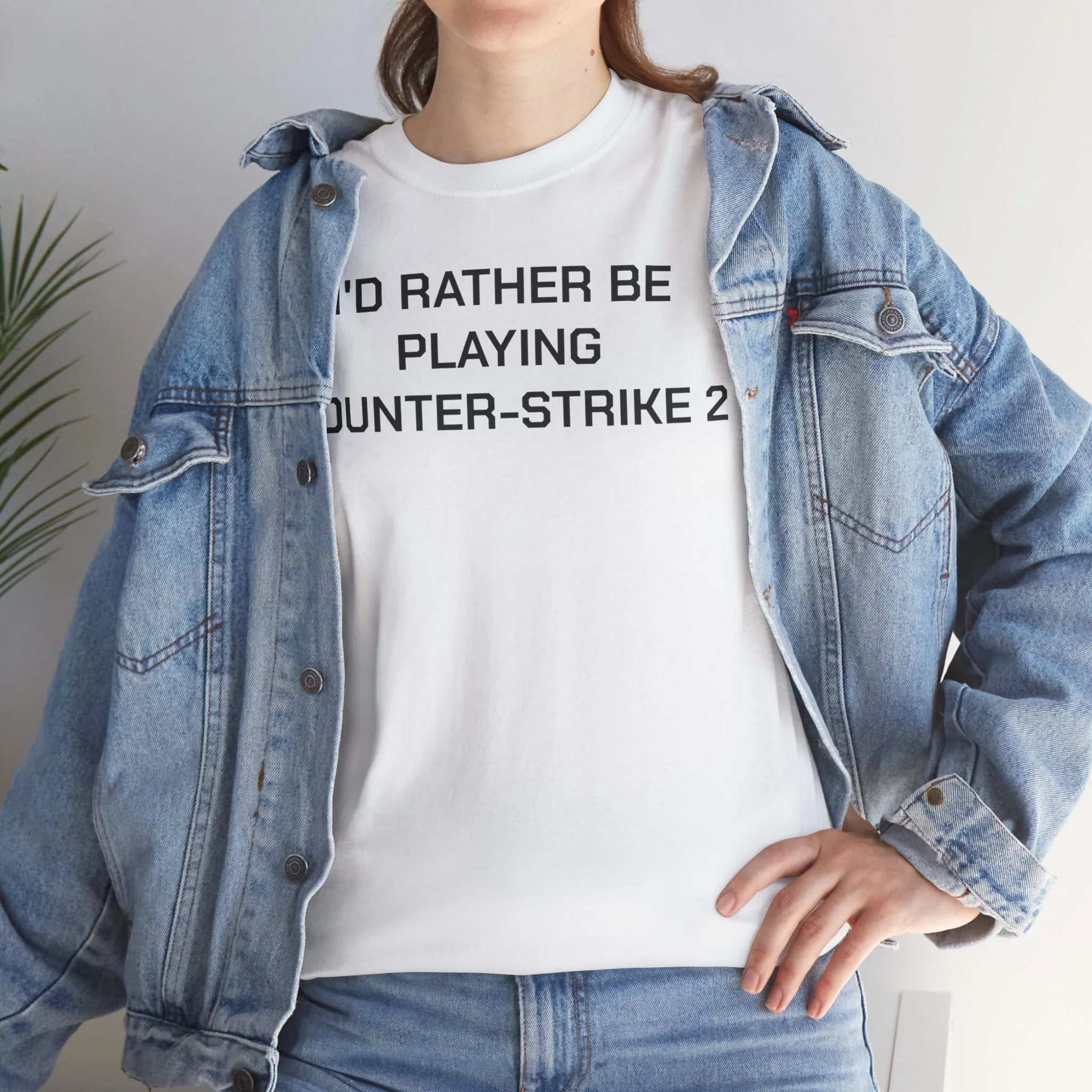 Counter-strike 2 I'd Rather Be Playing Unisex Heavy Cotton Tee cs counterstrike Cups Mugs Cup Gamer Gift For Him Her Game Cup Cups Mugs Birthday Christmas Valentine's Anniversary Gifts