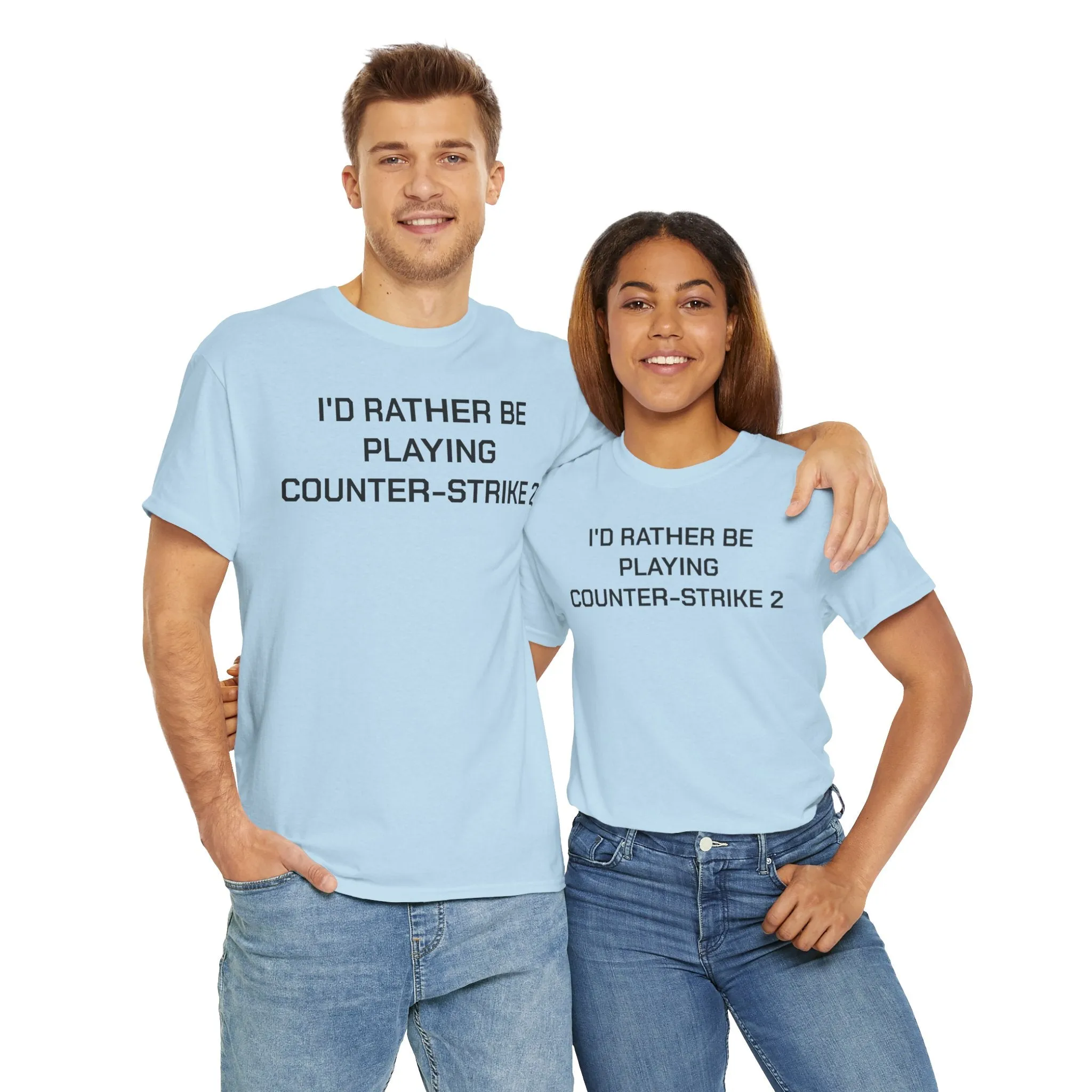 Counter-strike 2 I'd Rather Be Playing Unisex Heavy Cotton Tee cs counterstrike Cups Mugs Cup Gamer Gift For Him Her Game Cup Cups Mugs Birthday Christmas Valentine's Anniversary Gifts