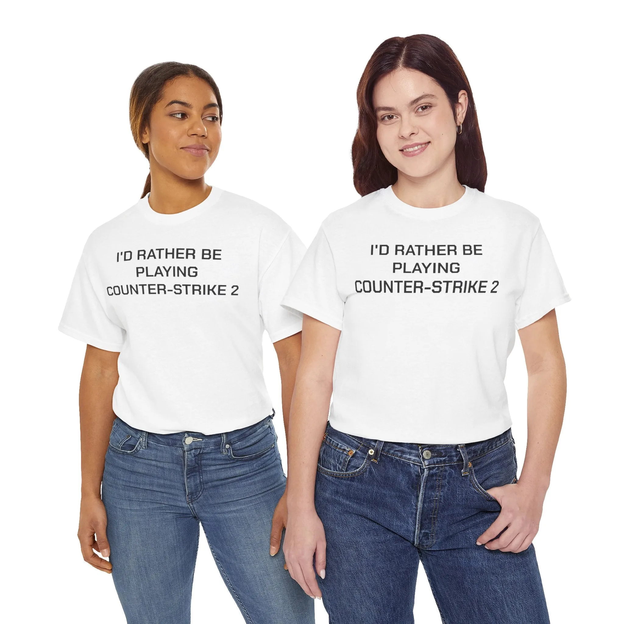 Counter-strike 2 I'd Rather Be Playing Unisex Heavy Cotton Tee cs counterstrike Cups Mugs Cup Gamer Gift For Him Her Game Cup Cups Mugs Birthday Christmas Valentine's Anniversary Gifts