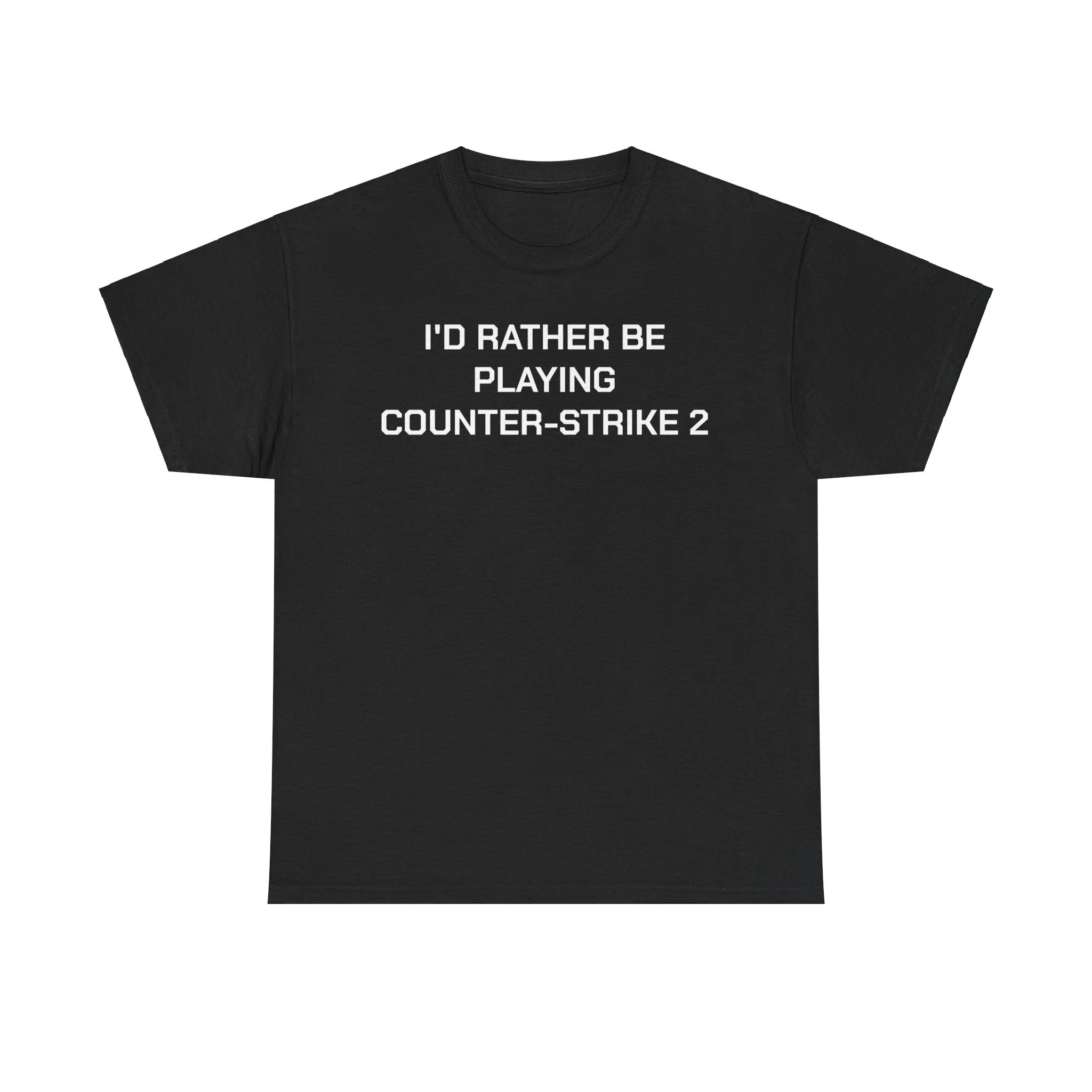 Counter-strike 2 I'd Rather Be Playing Unisex Heavy Cotton Tee cs counterstrike Cups Mugs Cup Gamer Gift For Him Her Game Cup Cups Mugs Birthday Christmas Valentine's Anniversary Gifts