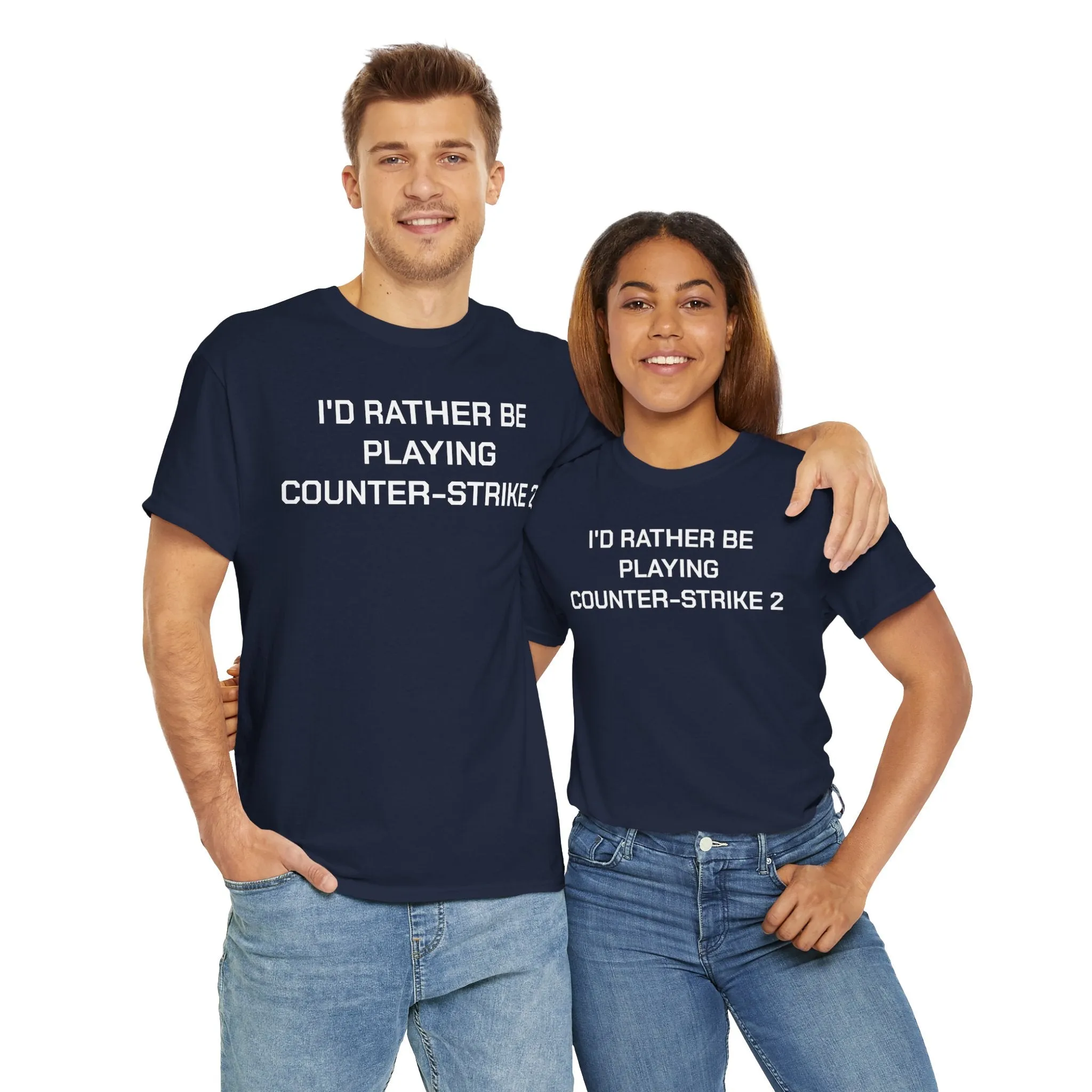 Counter-strike 2 I'd Rather Be Playing Unisex Heavy Cotton Tee cs counterstrike Cups Mugs Cup Gamer Gift For Him Her Game Cup Cups Mugs Birthday Christmas Valentine's Anniversary Gifts