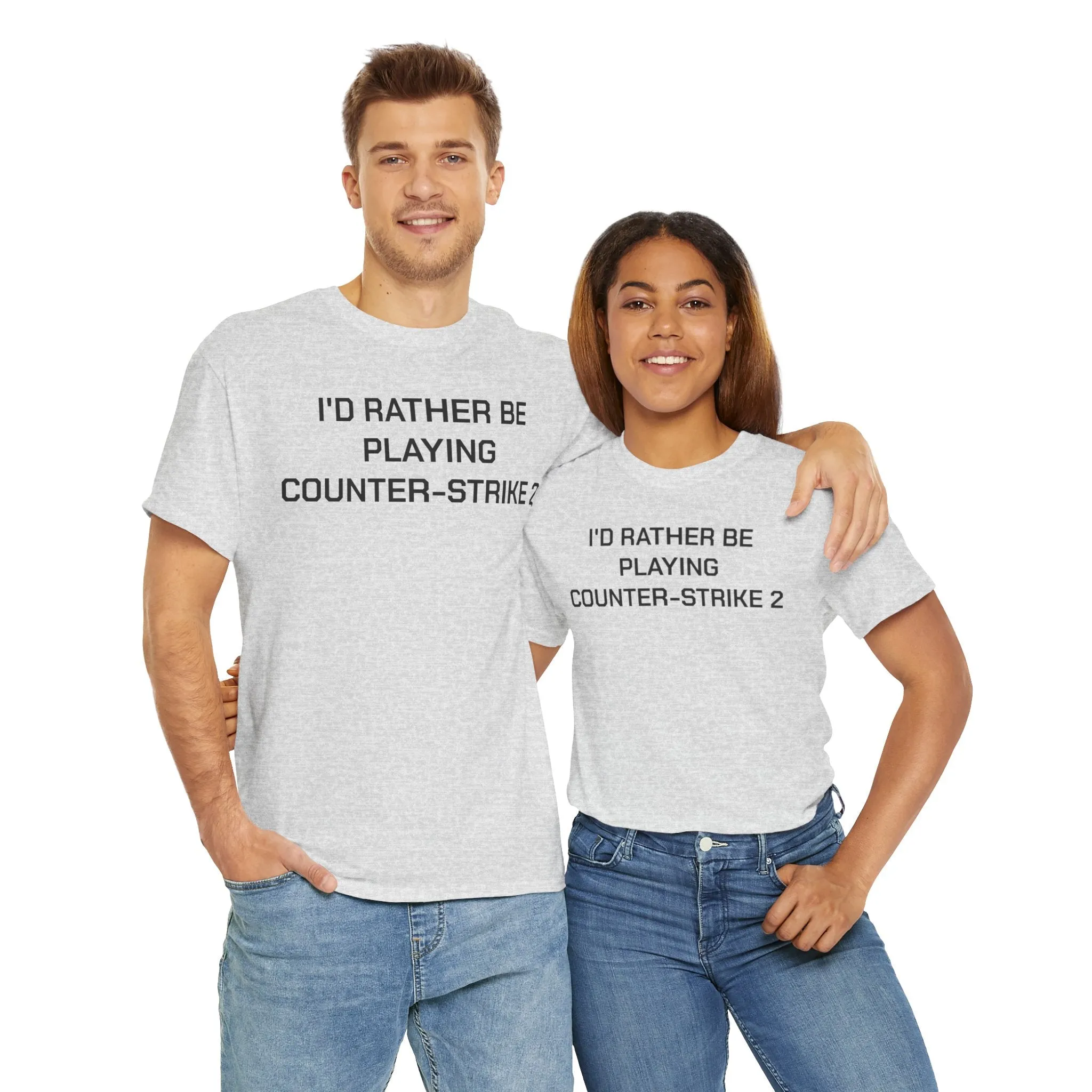 Counter-strike 2 I'd Rather Be Playing Unisex Heavy Cotton Tee cs counterstrike Cups Mugs Cup Gamer Gift For Him Her Game Cup Cups Mugs Birthday Christmas Valentine's Anniversary Gifts