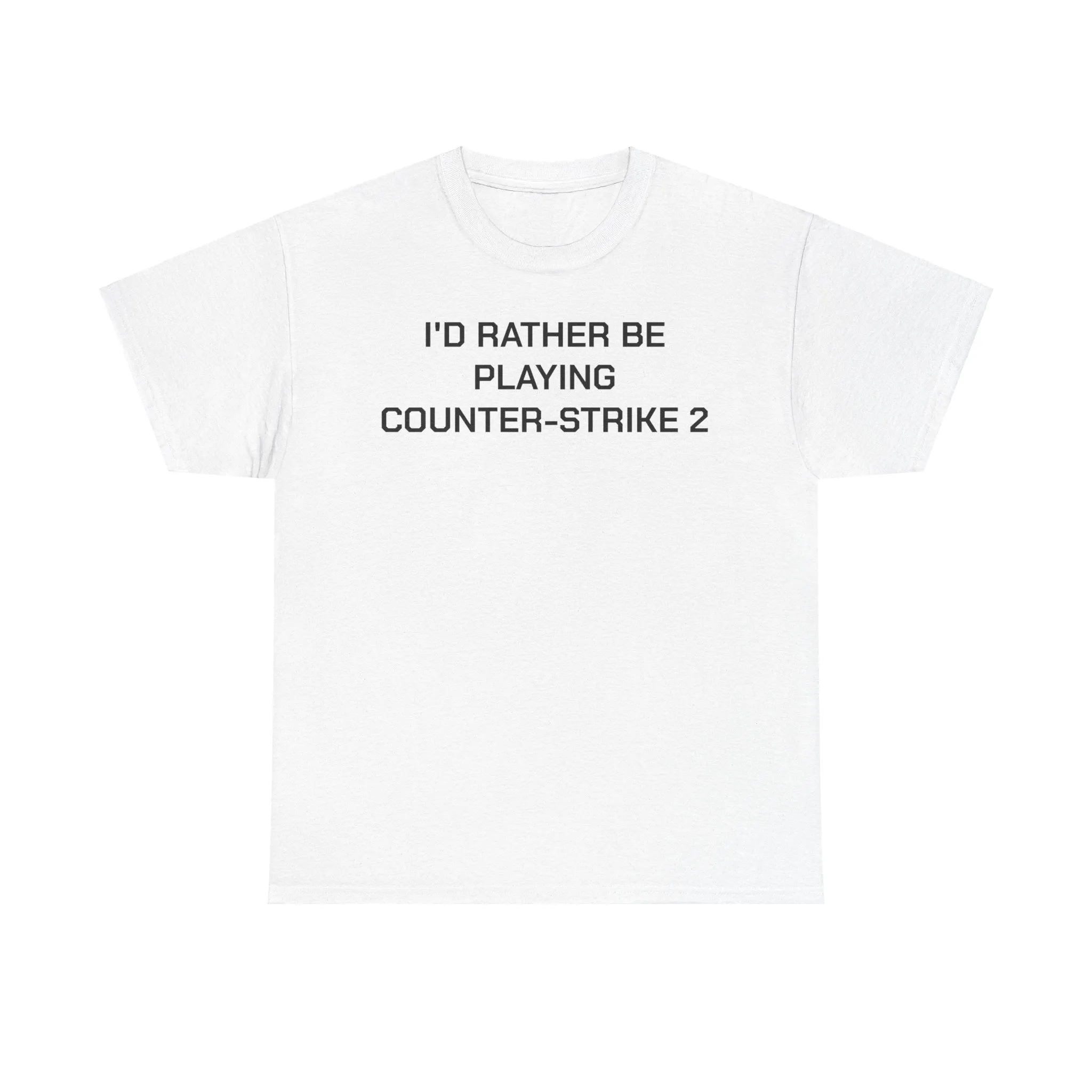 Counter-strike 2 I'd Rather Be Playing Unisex Heavy Cotton Tee cs counterstrike Cups Mugs Cup Gamer Gift For Him Her Game Cup Cups Mugs Birthday Christmas Valentine's Anniversary Gifts