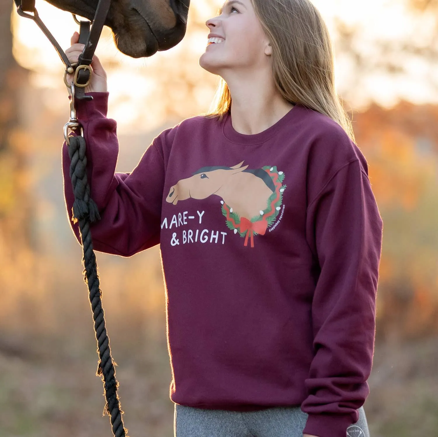 Dapplebay Mare-y & Bright Crewneck  Sweatshirt