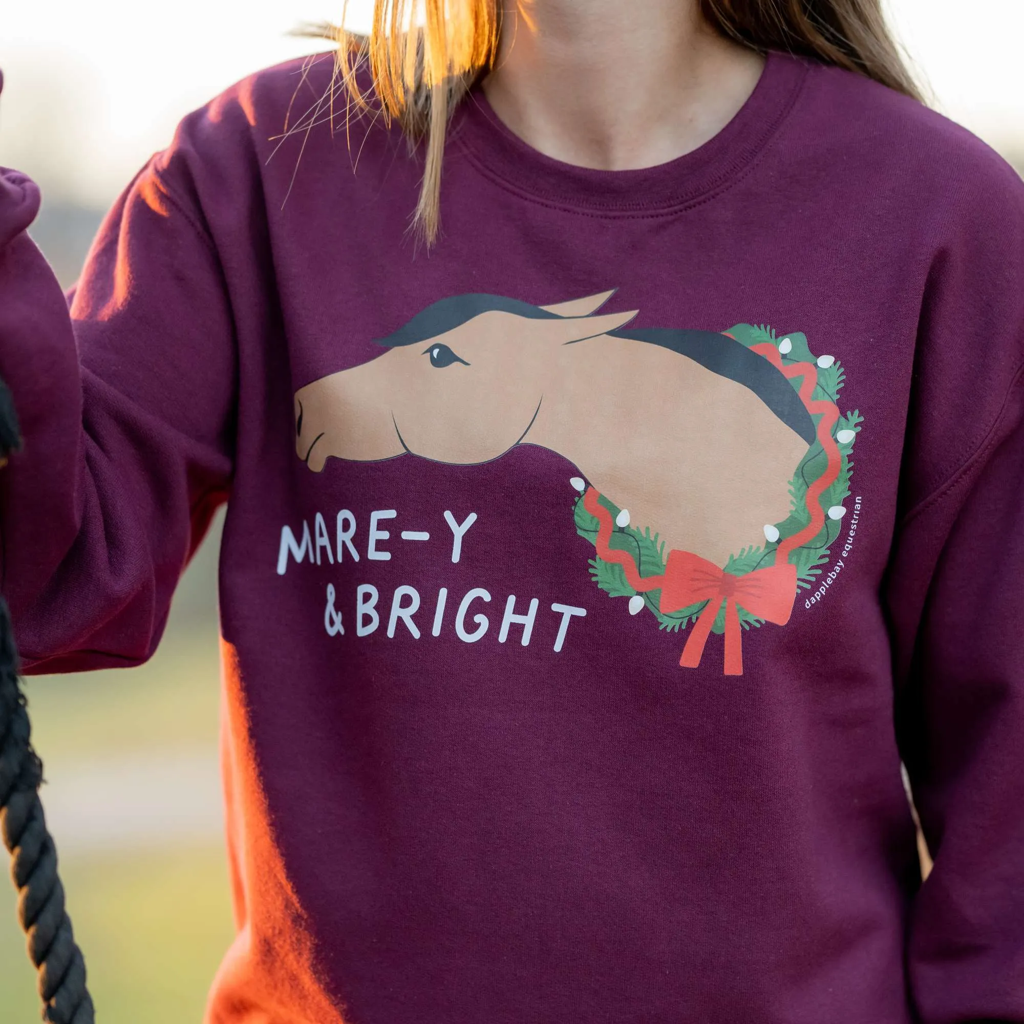 Dapplebay Mare-y & Bright Crewneck  Sweatshirt