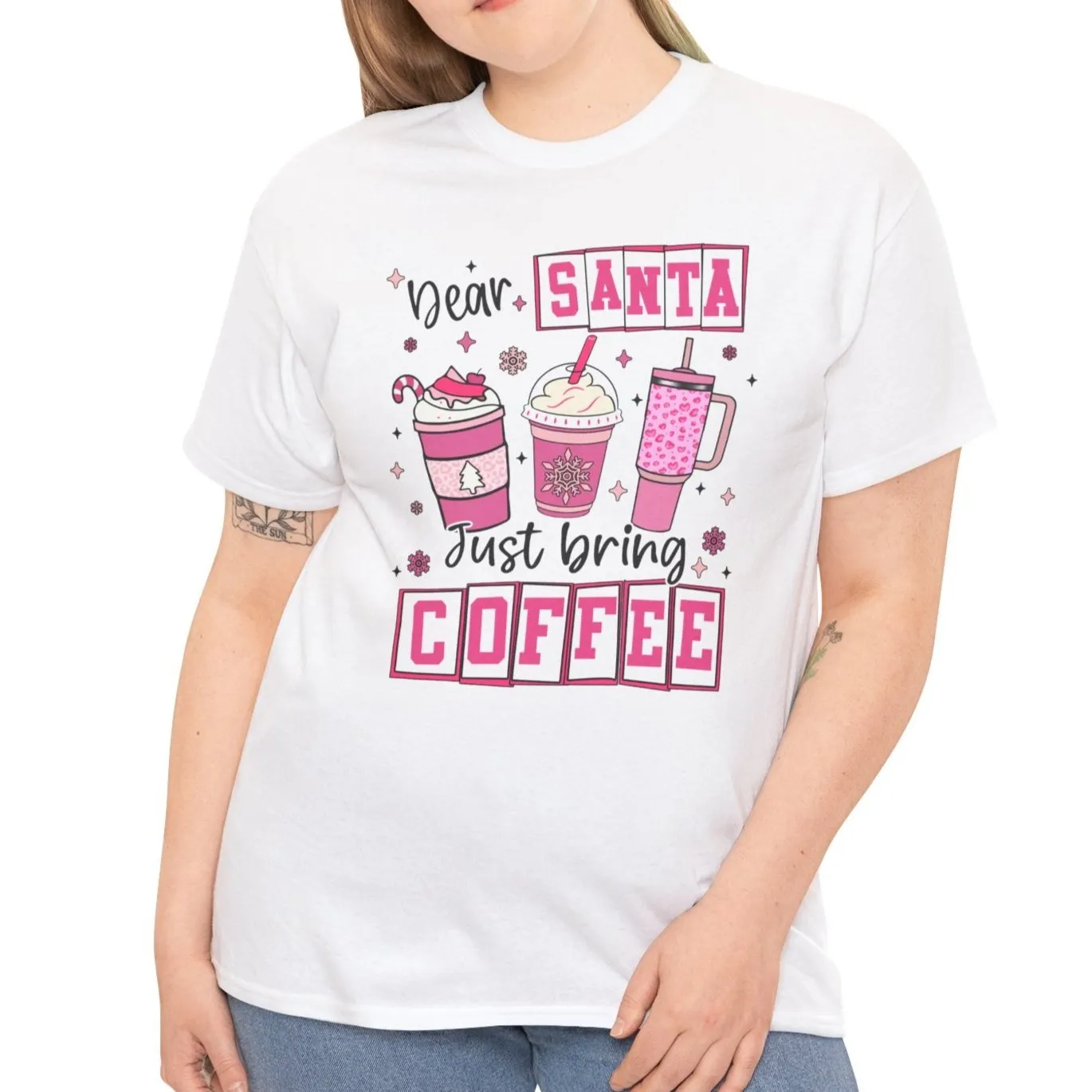 Dear Santa, Just Bring Coffee Tee