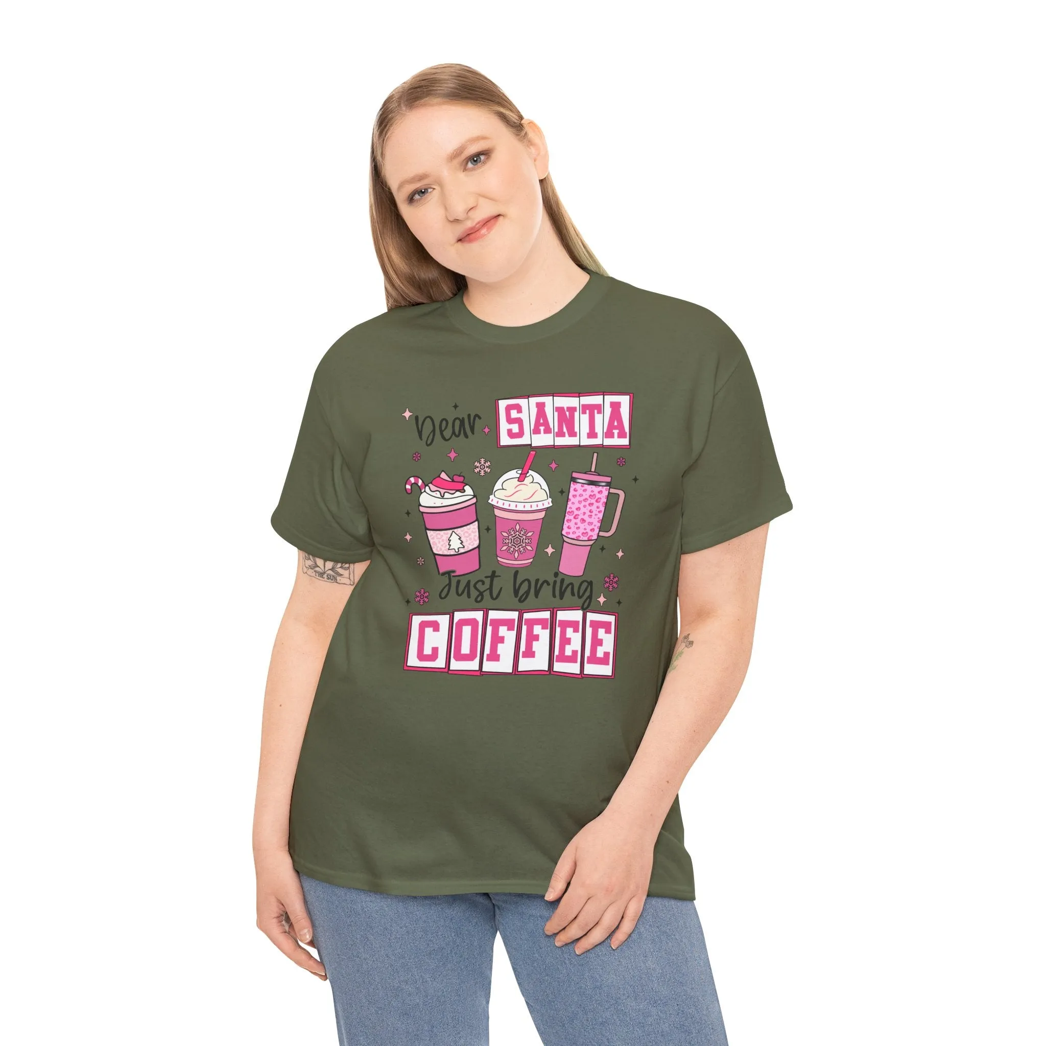 Dear Santa, Just Bring Coffee Tee