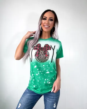 DOORBUSTER Joy Christmas Bleached Tee