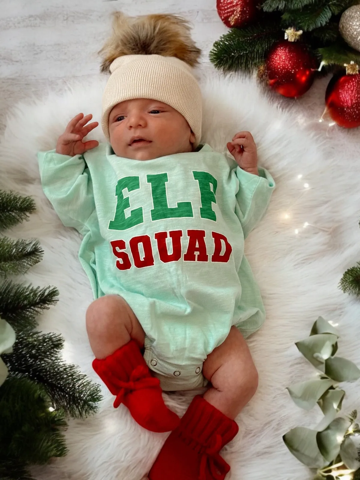 Elf Squad / Organic Long Sleeve T-Shirt Bubble