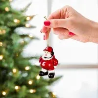 Evergreen Washington State University Coach Santa Ornament