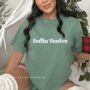 Feelin' Festive Relaxed Unisex T-shirt