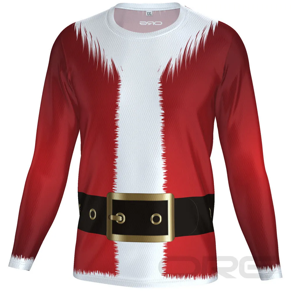 FMR Santa Men's Technical Long Sleeve Running Shirt