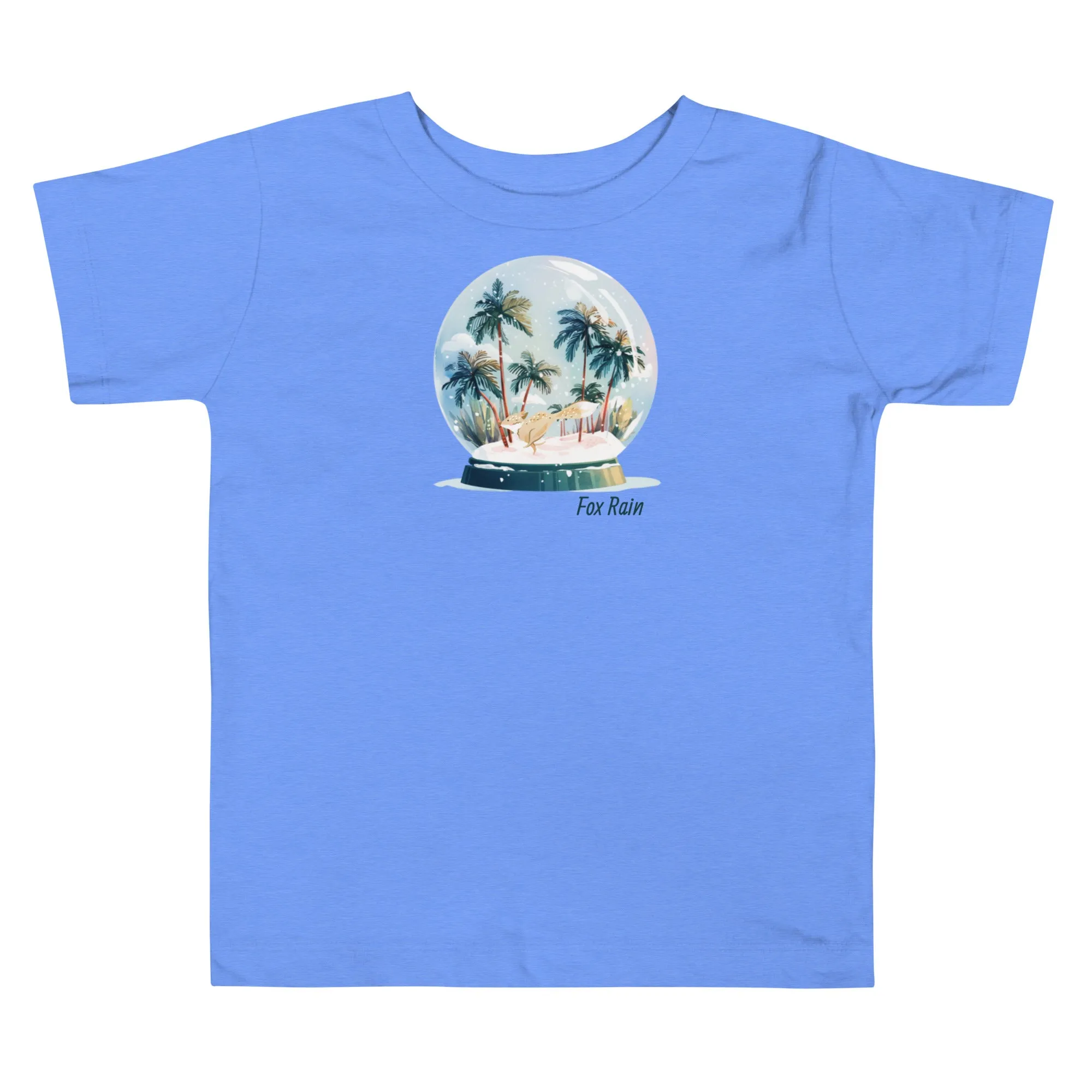 Fox Snow Globe- Toddler Short Sleeve Tee