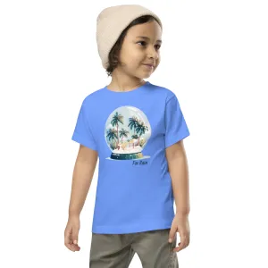 Fox Snow Globe- Toddler Short Sleeve Tee