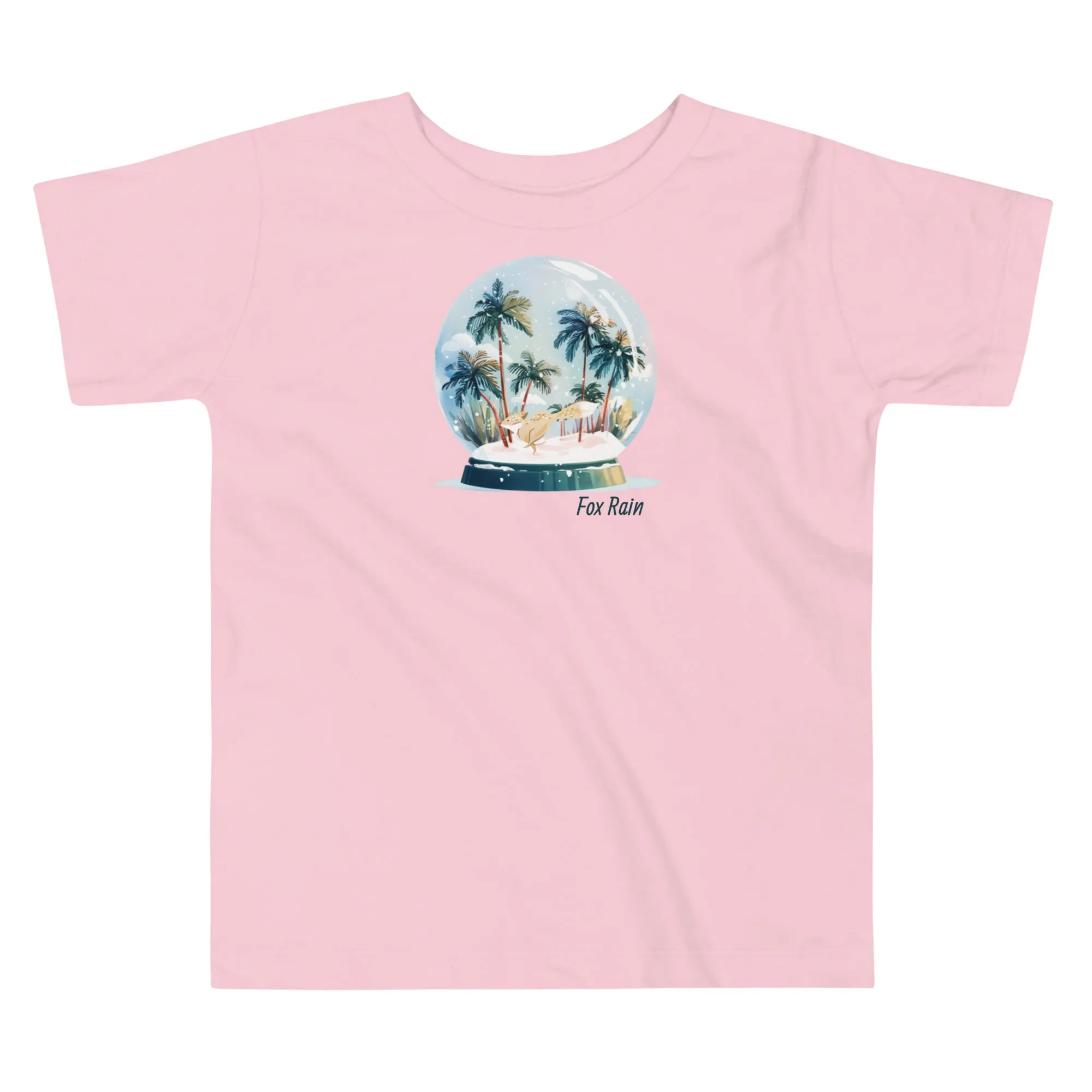 Fox Snow Globe- Toddler Short Sleeve Tee