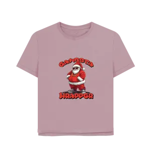 Gangsta Wrapper Women's Relaxed Fit Christmas T-shirt