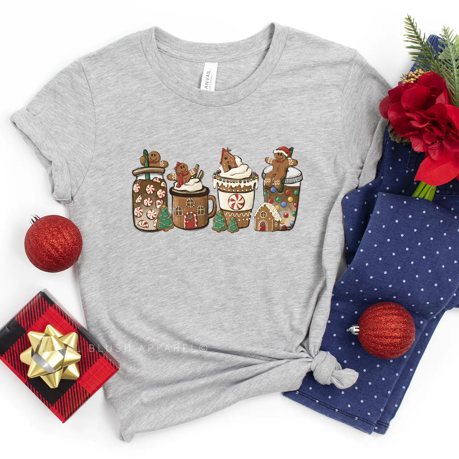 Gingerbread Coffee Relaxed Unisex T-shirt