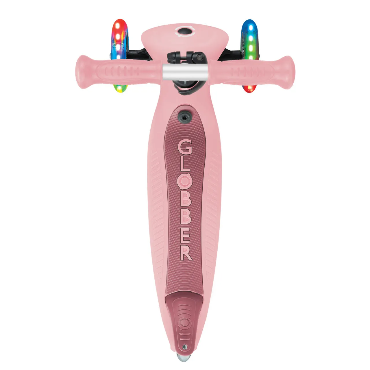 Globber Go Up Active Lights - Pastel Pink/Deep Pastel Pink