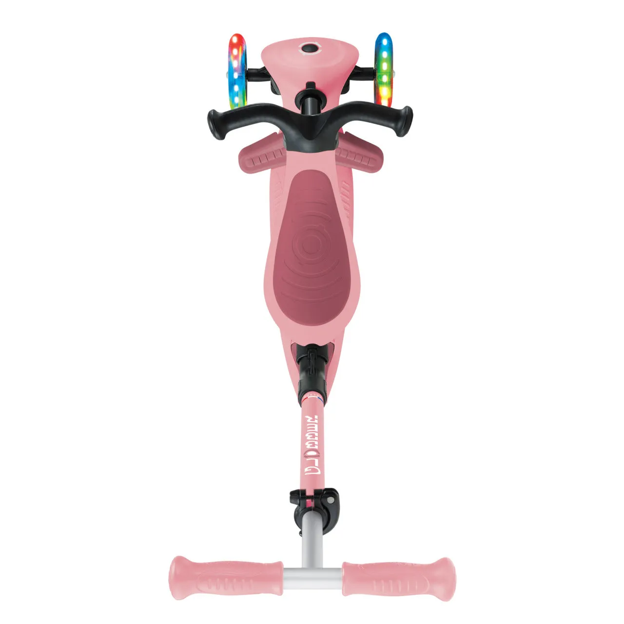 Globber Go Up Active Lights - Pastel Pink/Deep Pastel Pink