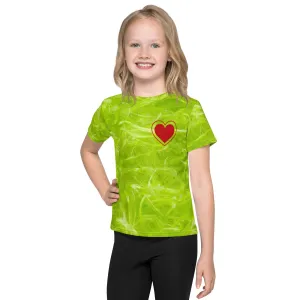 Green guy Kids crew neck t-shirt