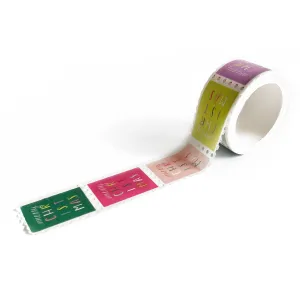 happy christmas stamp washi tape