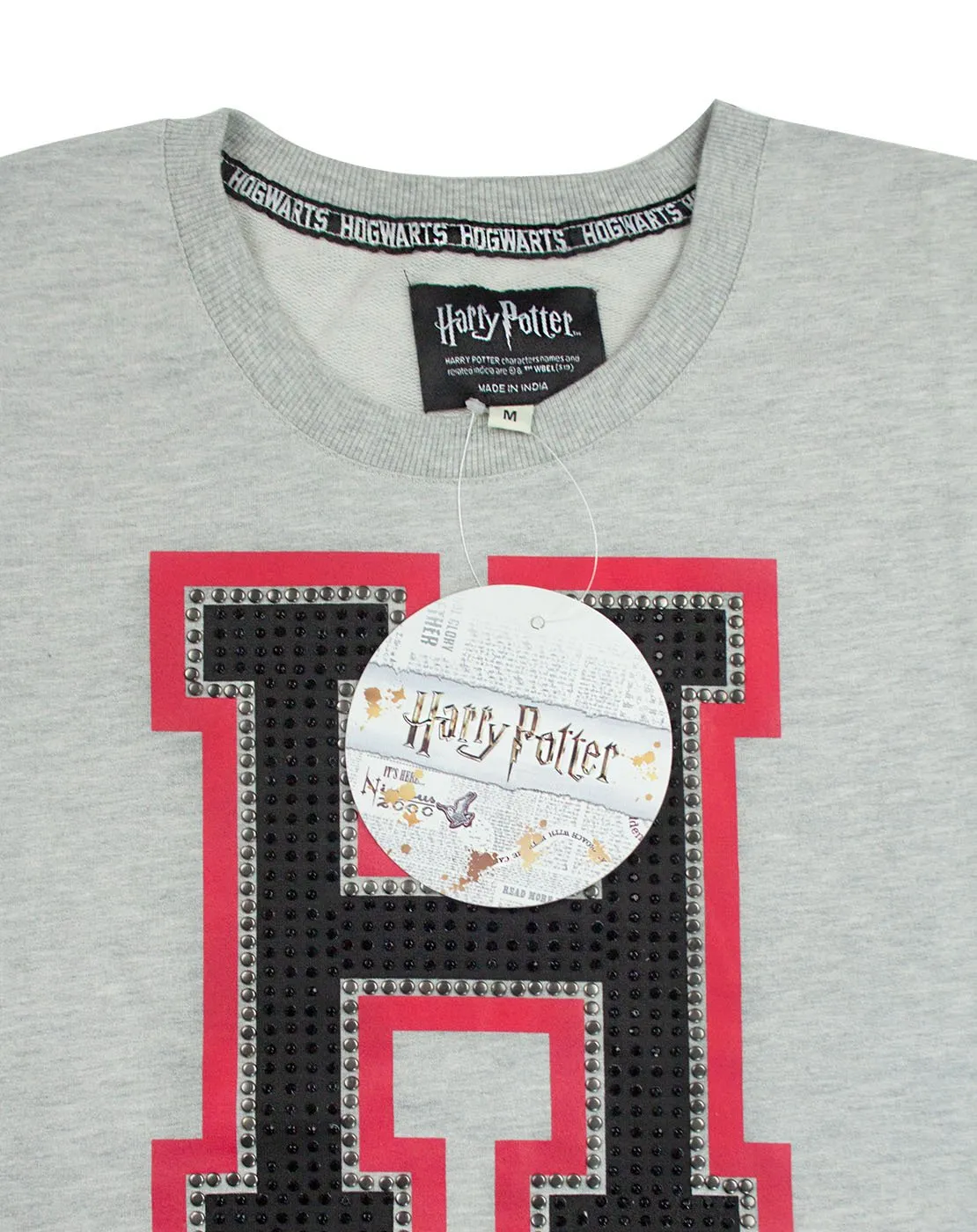 Harry Potter Hogwarts Alumni Womens/Ladies Cropped T-Shirt Sizes S-XL