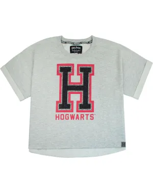 Harry Potter Hogwarts Alumni Womens/Ladies Cropped T-Shirt Sizes S-XL