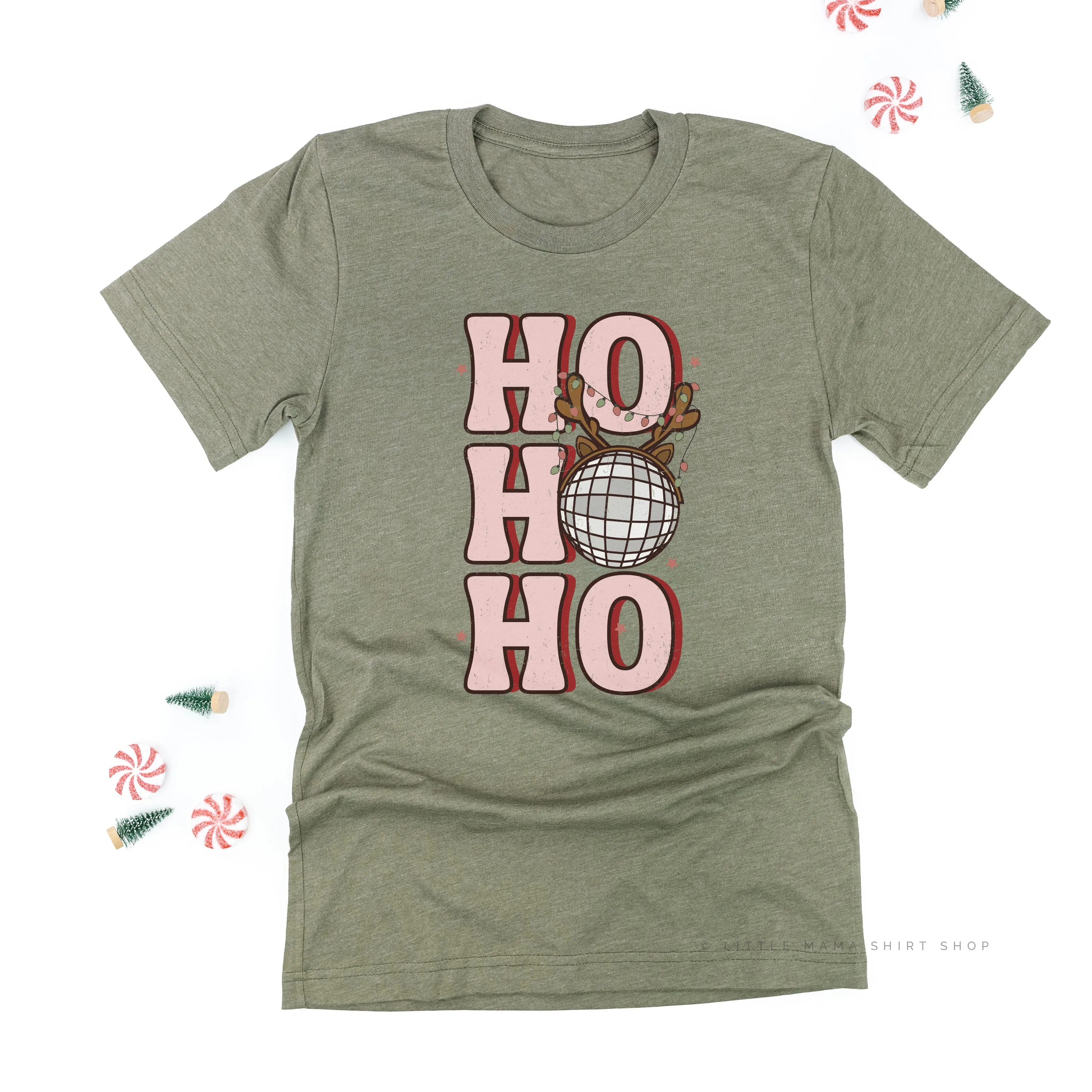 Ho Ho Ho - Disco Ball - Unisex Tee