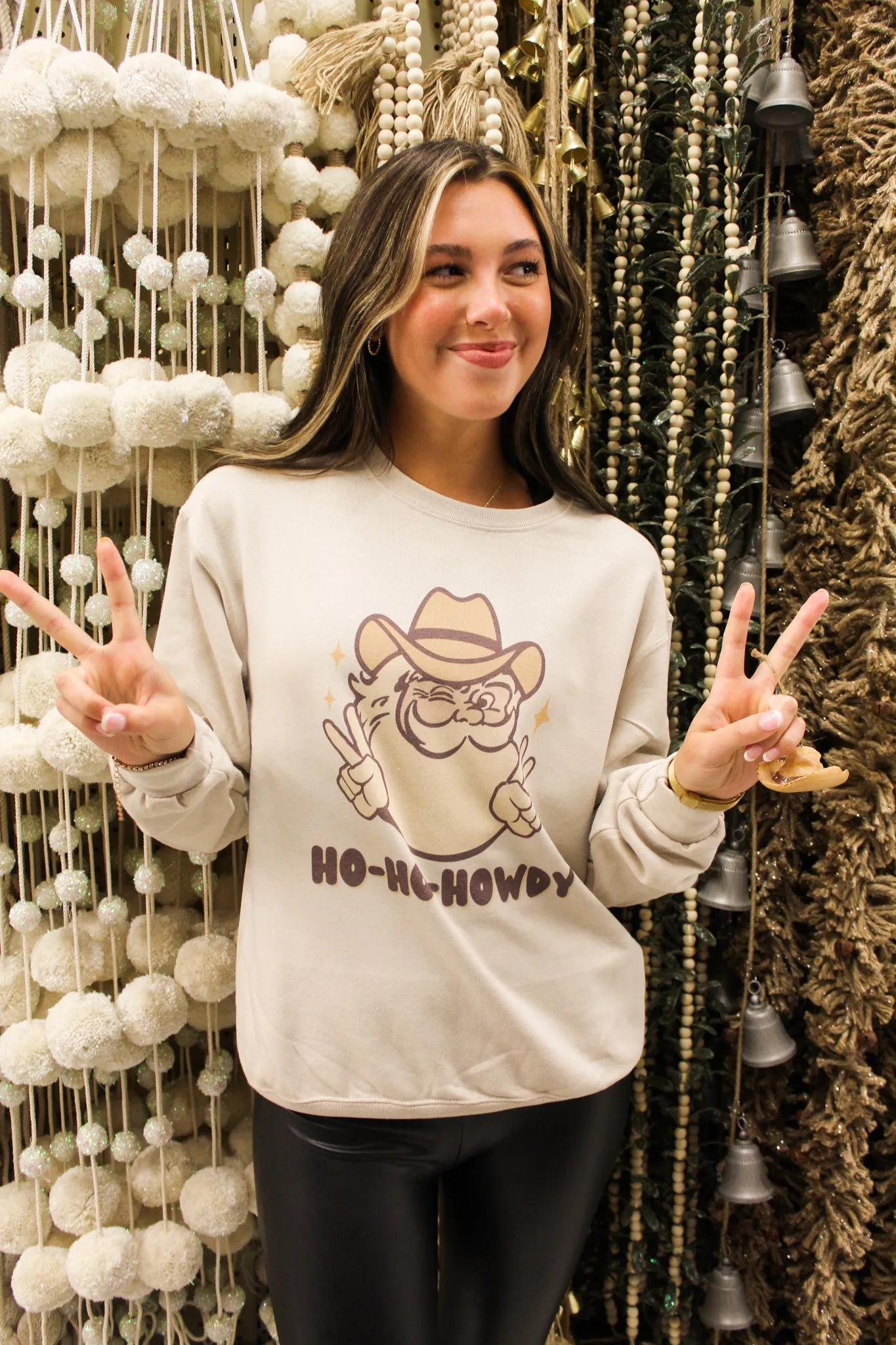 Ho Ho Howdy Graphic Sweatshirt