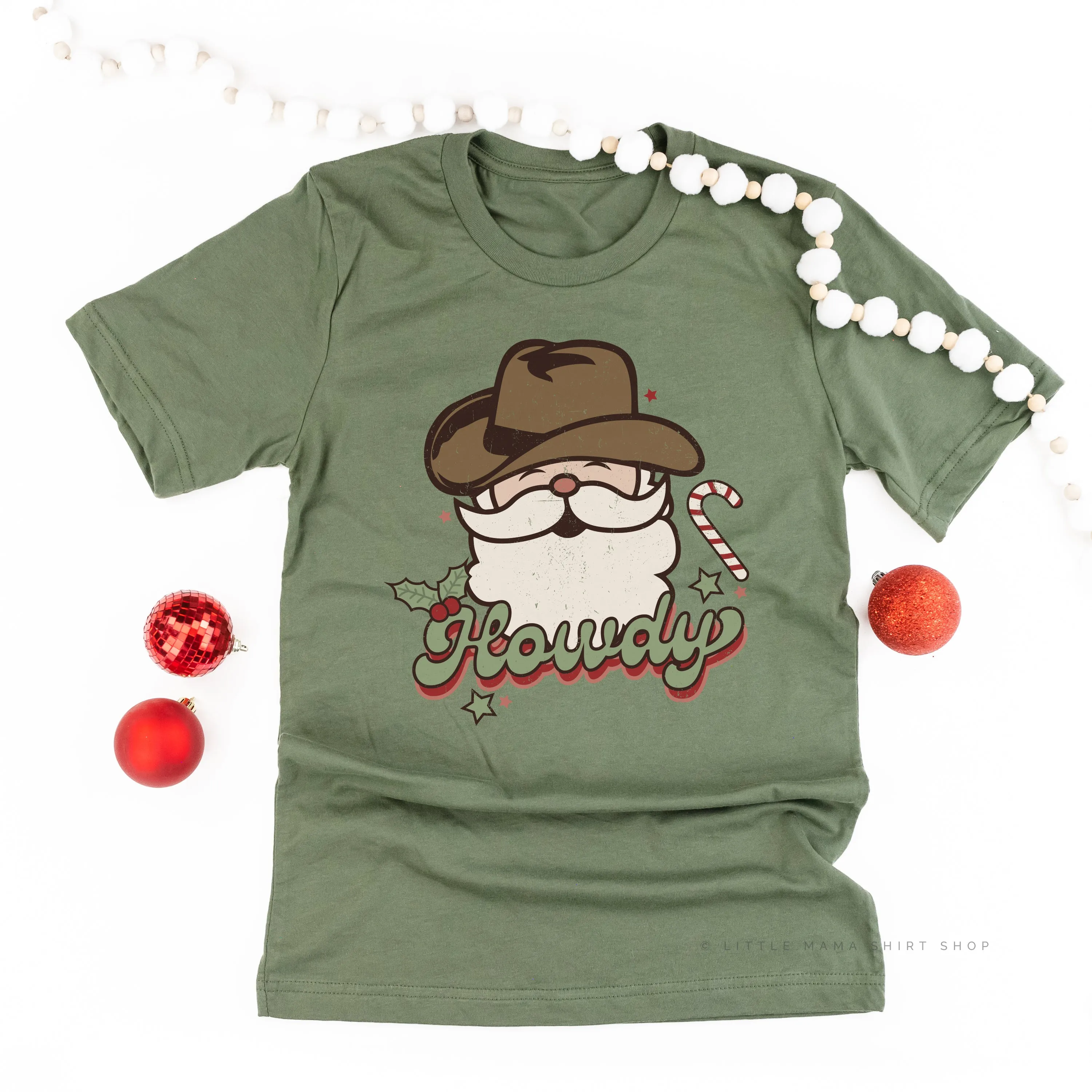 Howdy - Cowboy Santa - Unisex Tee