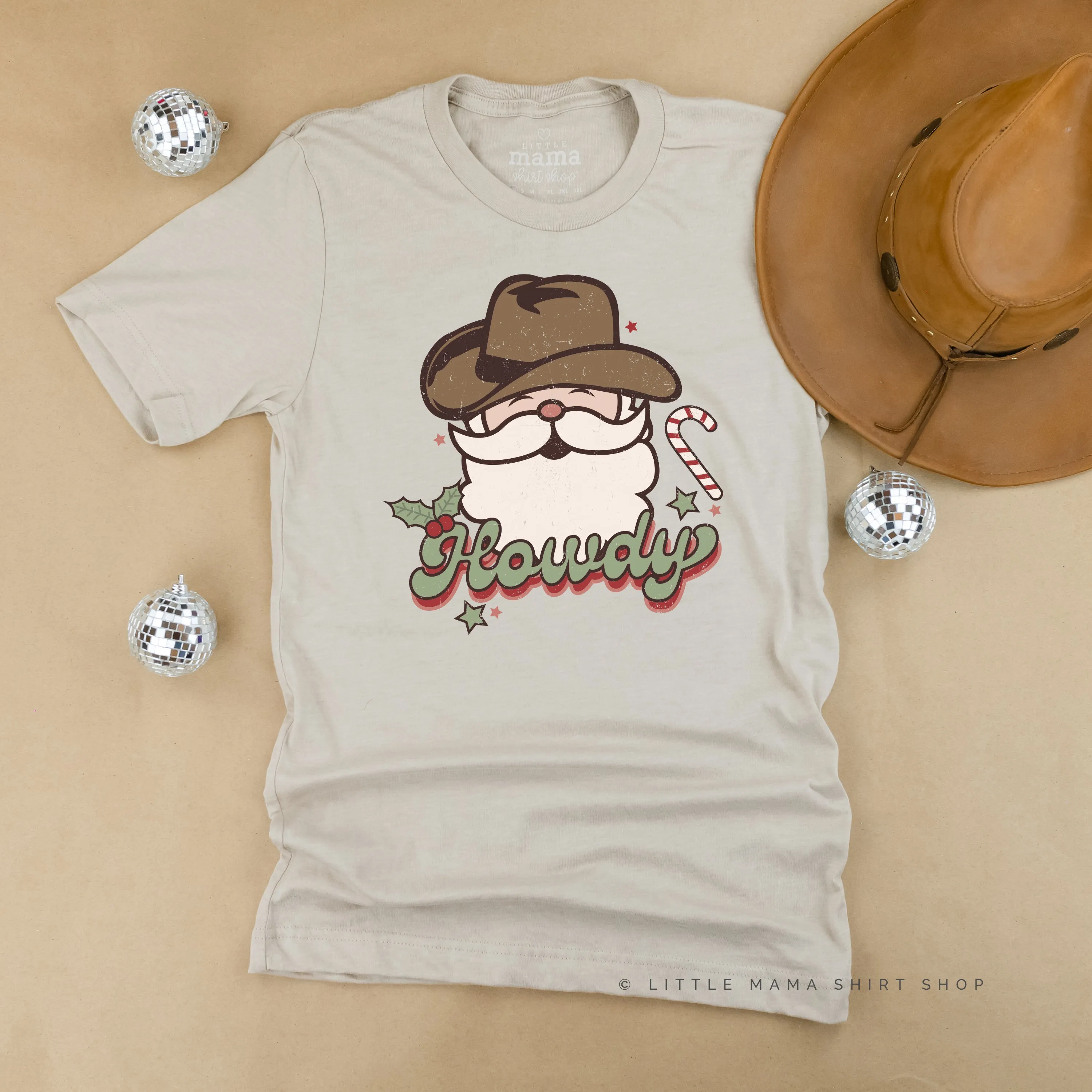 Howdy - Cowboy Santa - Unisex Tee