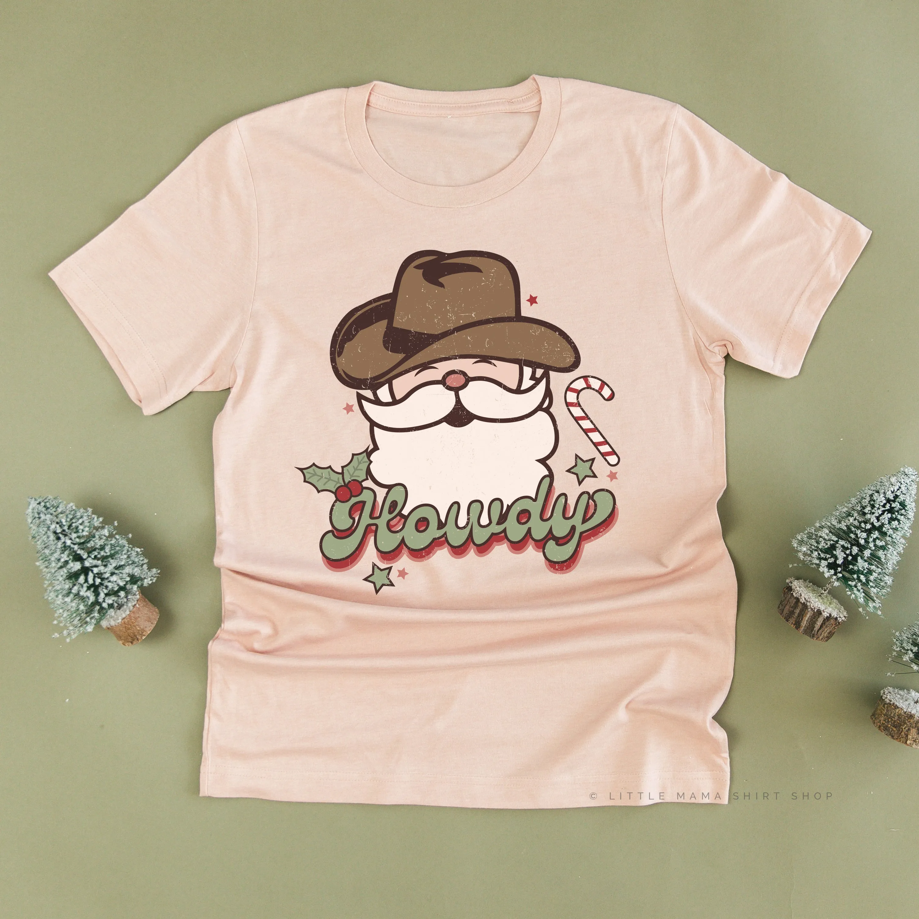 Howdy - Cowboy Santa - Unisex Tee